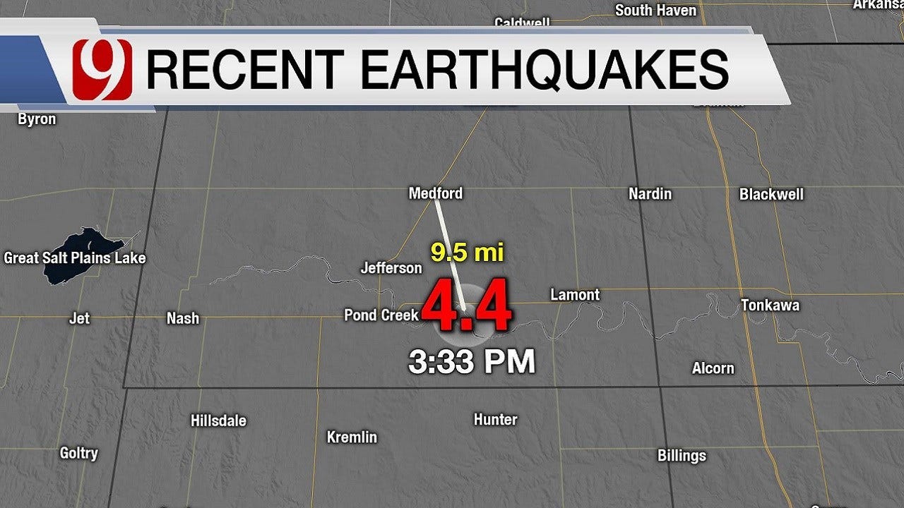 USGS: 4.4-Mag. Earthquake Felt Across Oklahoma