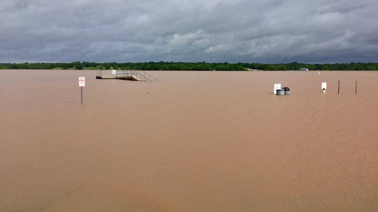 Arcadia Lake Still Closed From Flooding After Nearly A Month