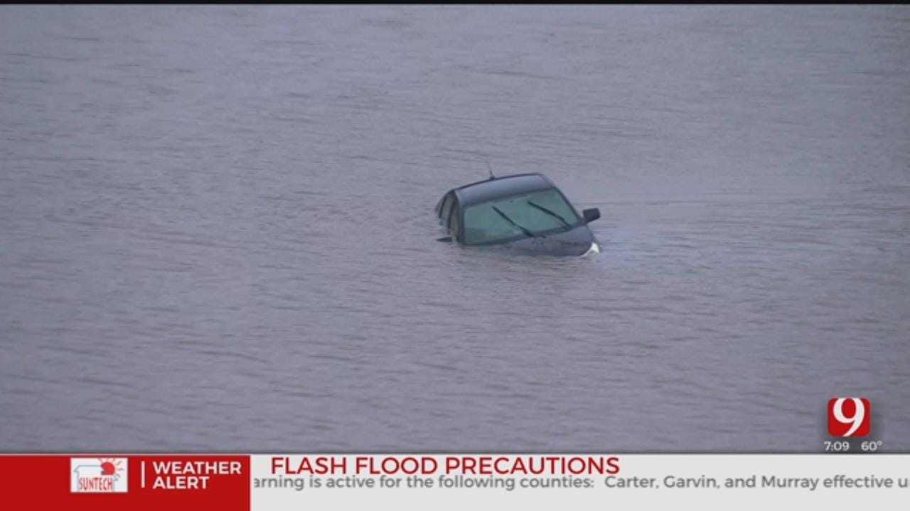 Roads Across Oklahoma Closed Due To Flooding