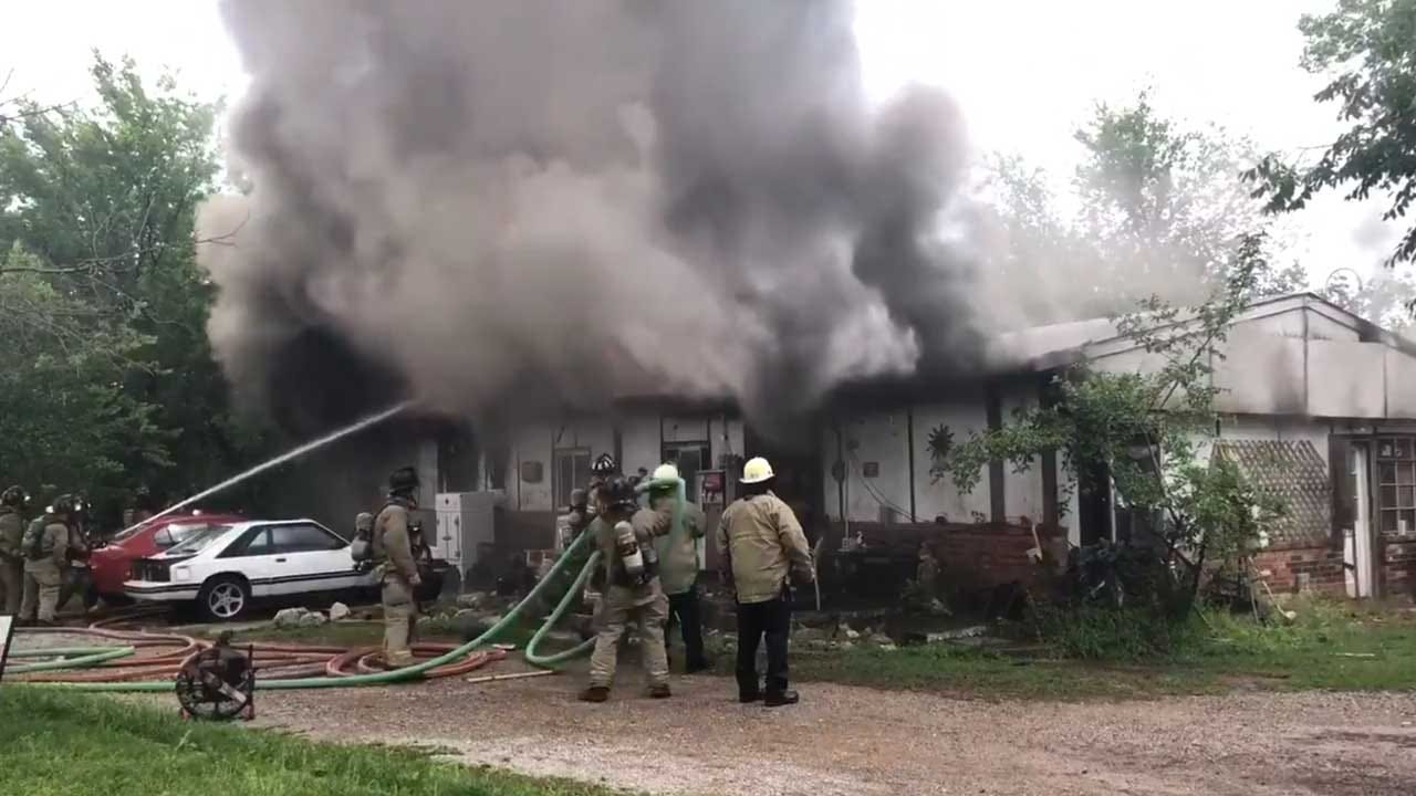 2 Treated For Smoke Inhalation After House Catches Fire In SW OKC