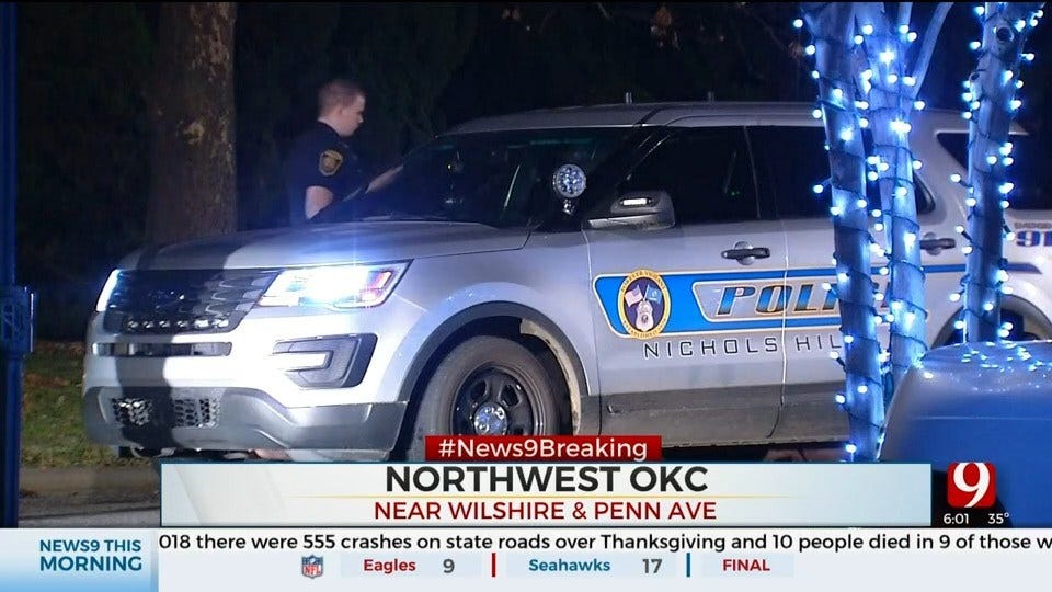 Police Investigate After Car Crashes Into Nichols Hills Park