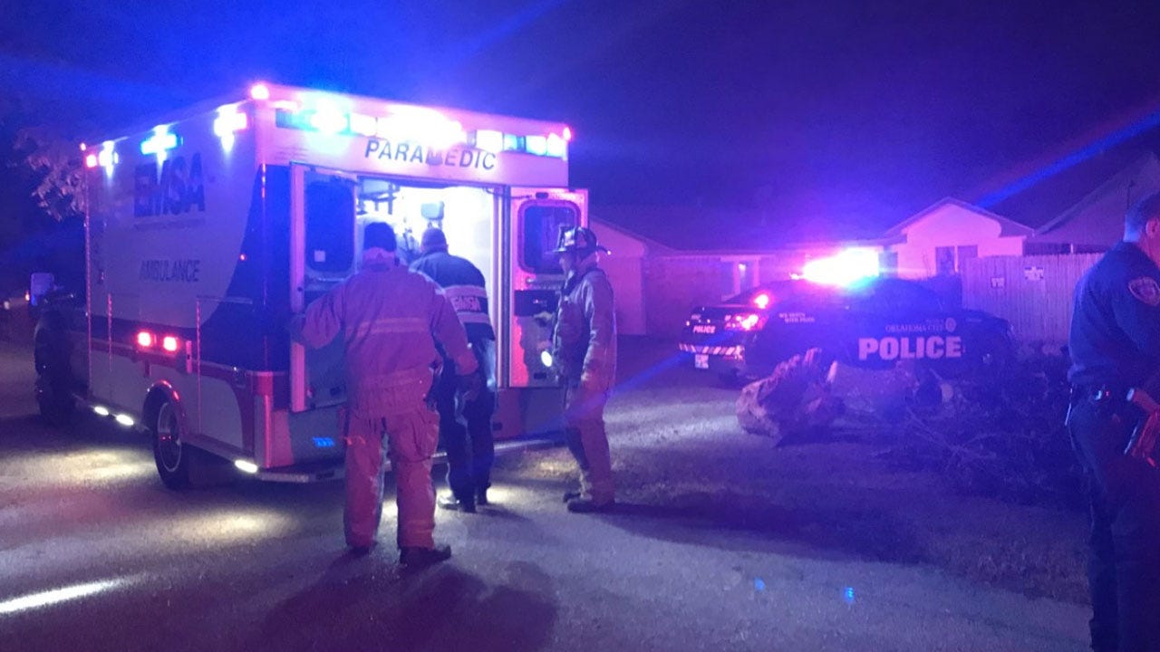 SW OKC Burglary Suspect Rescued After Falling In Ravine During Pursuit