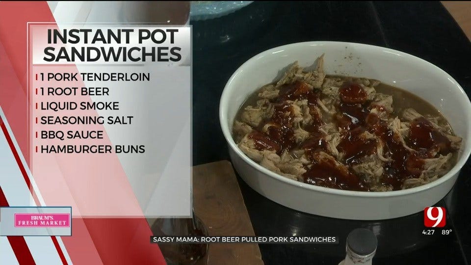 Instant Pot Root Beer Pulled Pork Sandwiches