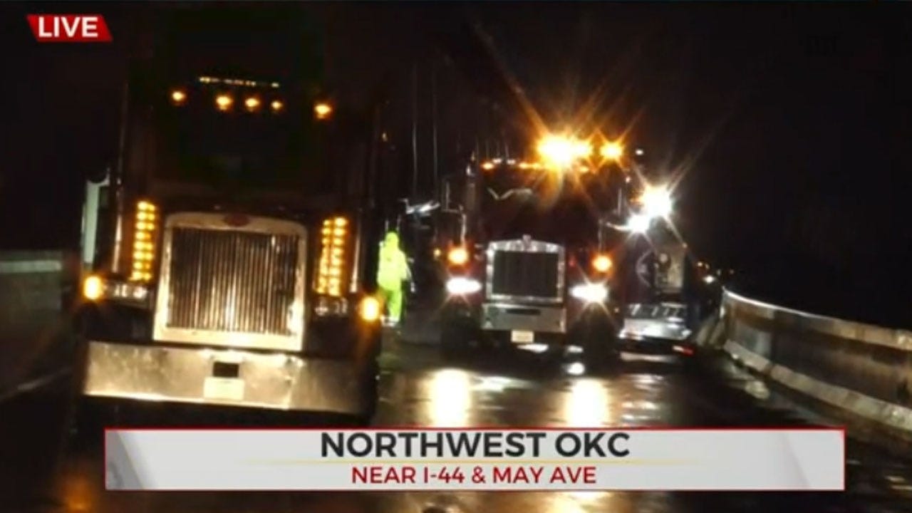 WB I44 Ramp Back Open At 39th Expressway