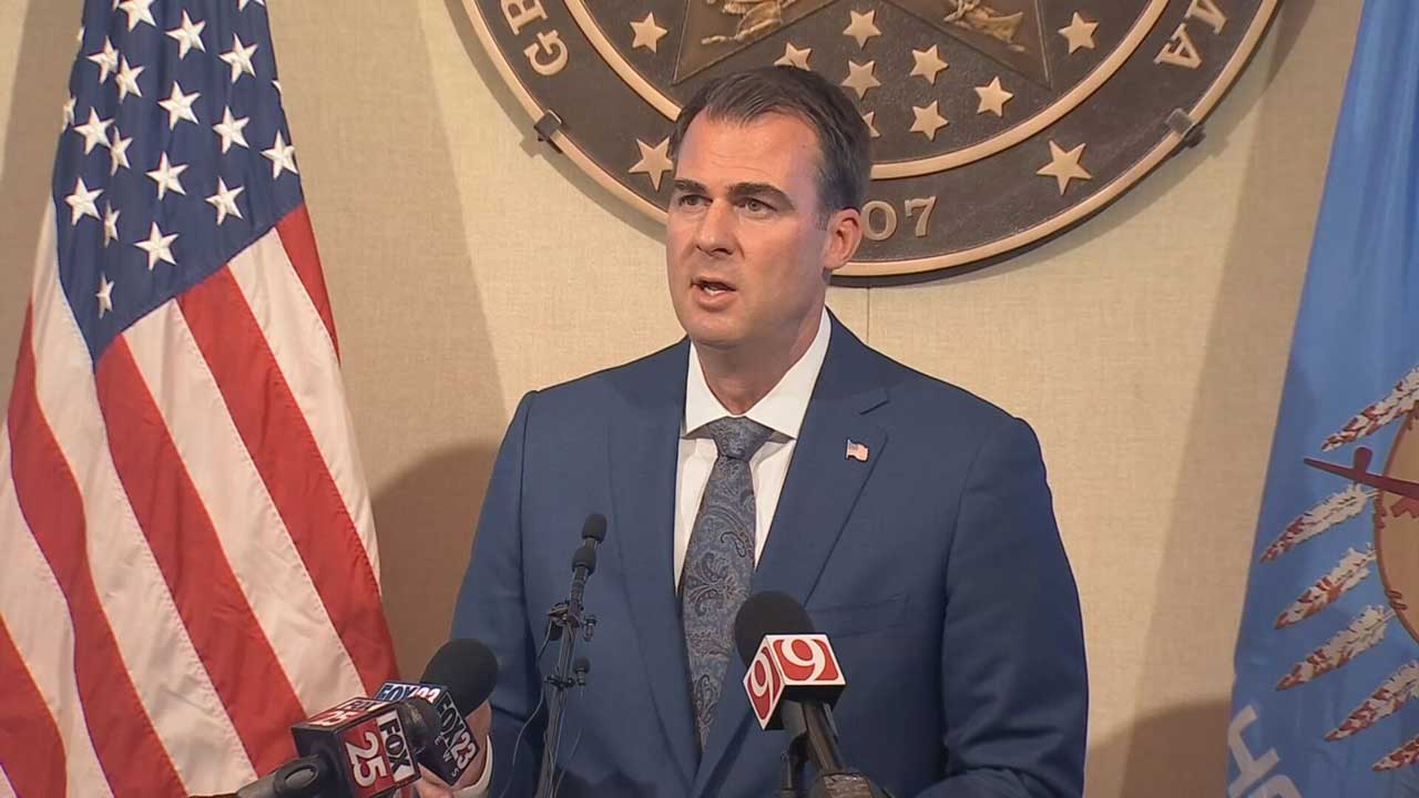 Gov Stitt Announces He Tested Positive For COVID 19