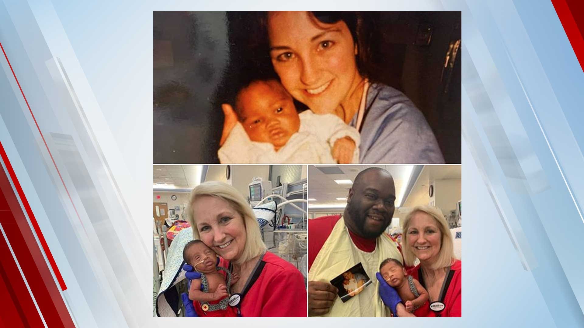 NICU Nurse Takes Care Of Father, Baby 34 Years Apart