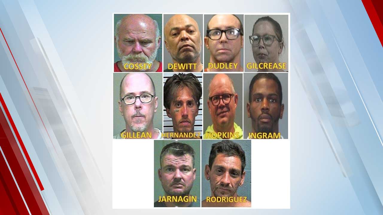 Oklahoma City Police Release Their 'Top 10' Wanted Sex Offenders