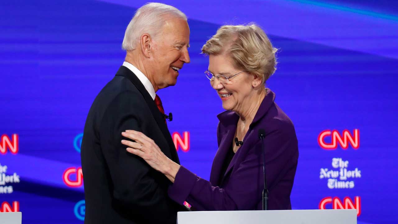Joe Biden & Elizabeth Warren