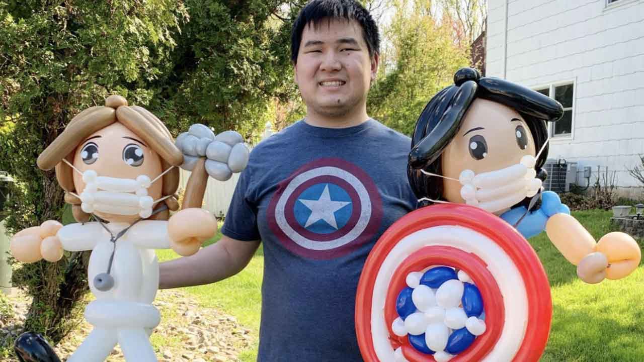 Eddie Lin Balloons For Frontline Workers 