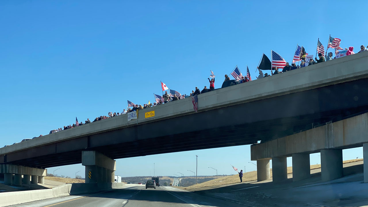 Protesters With Truck Convoy To Pass Through Oklahoma Sunday