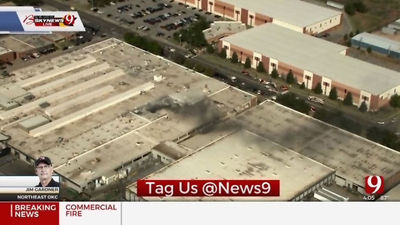 Breaking news NE OKC fire