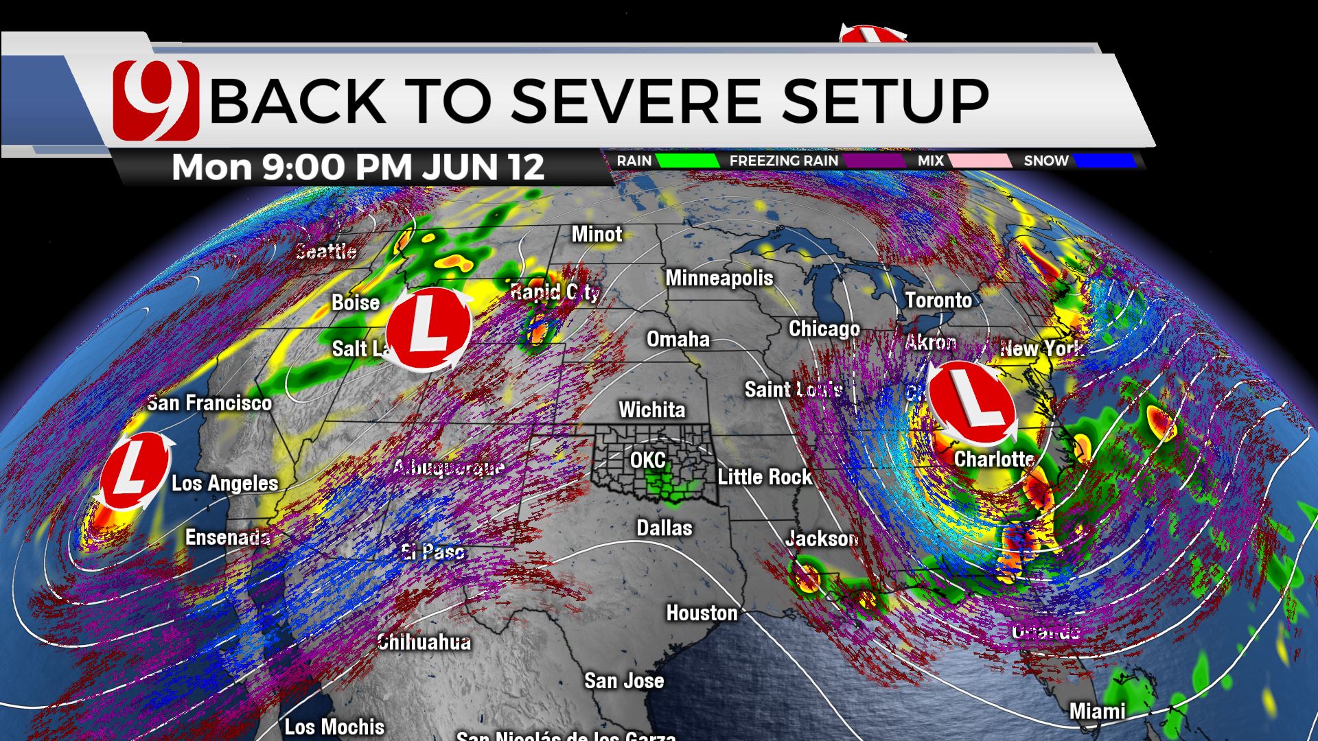 Return to severe weather next week.