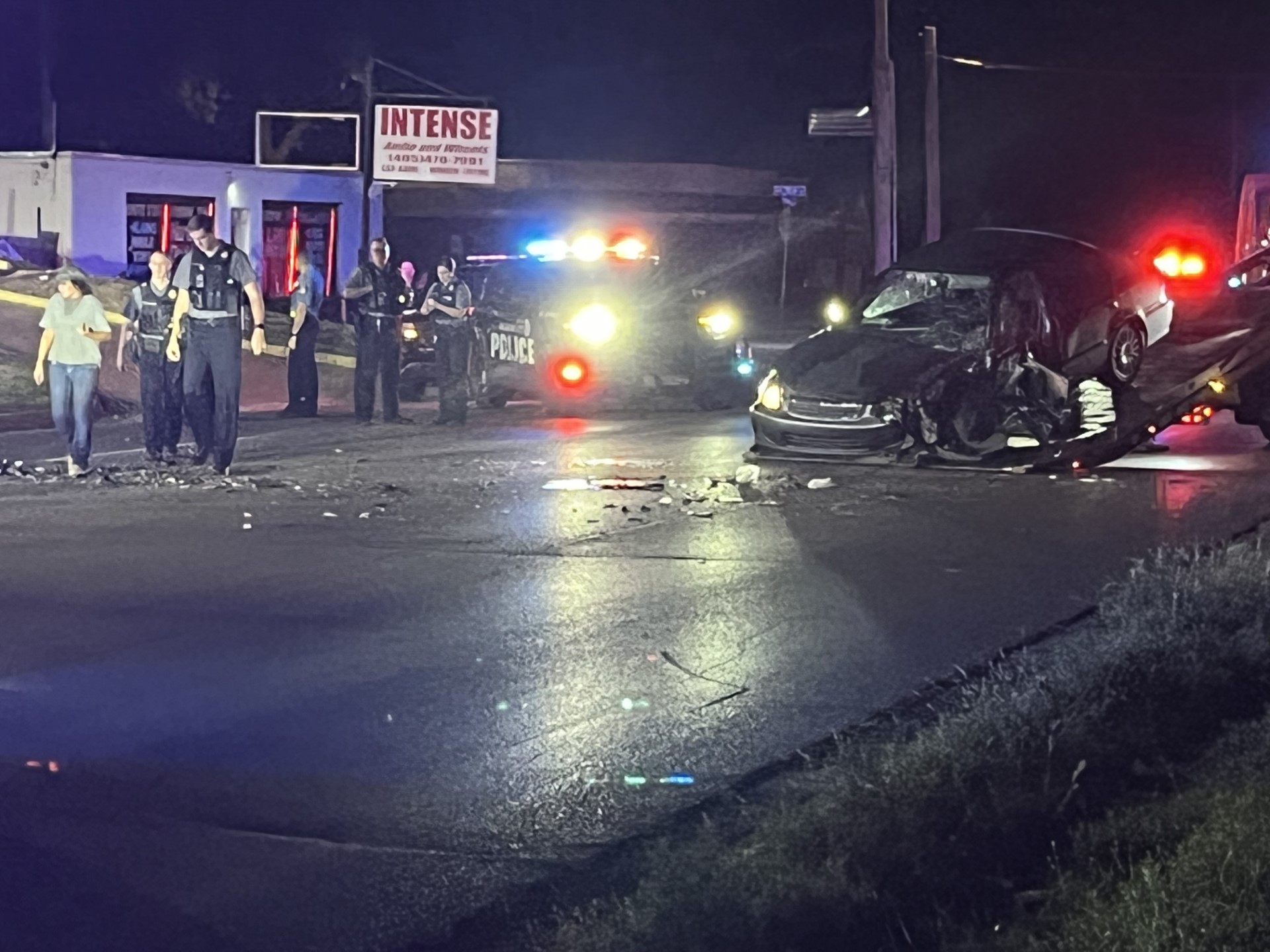 OKCPD Detains One Person Who Fled The Scene Of An OKC Car Wreck