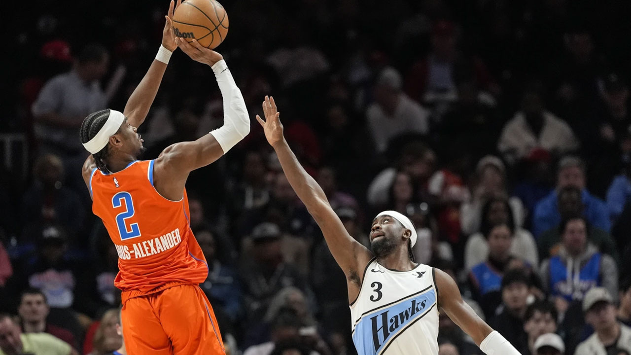 SGA scores 31 points as Thunder roll past Hawks 135-119 to continue dominance of East