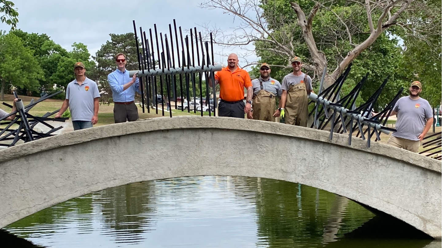 Enid’s new fish attractors 